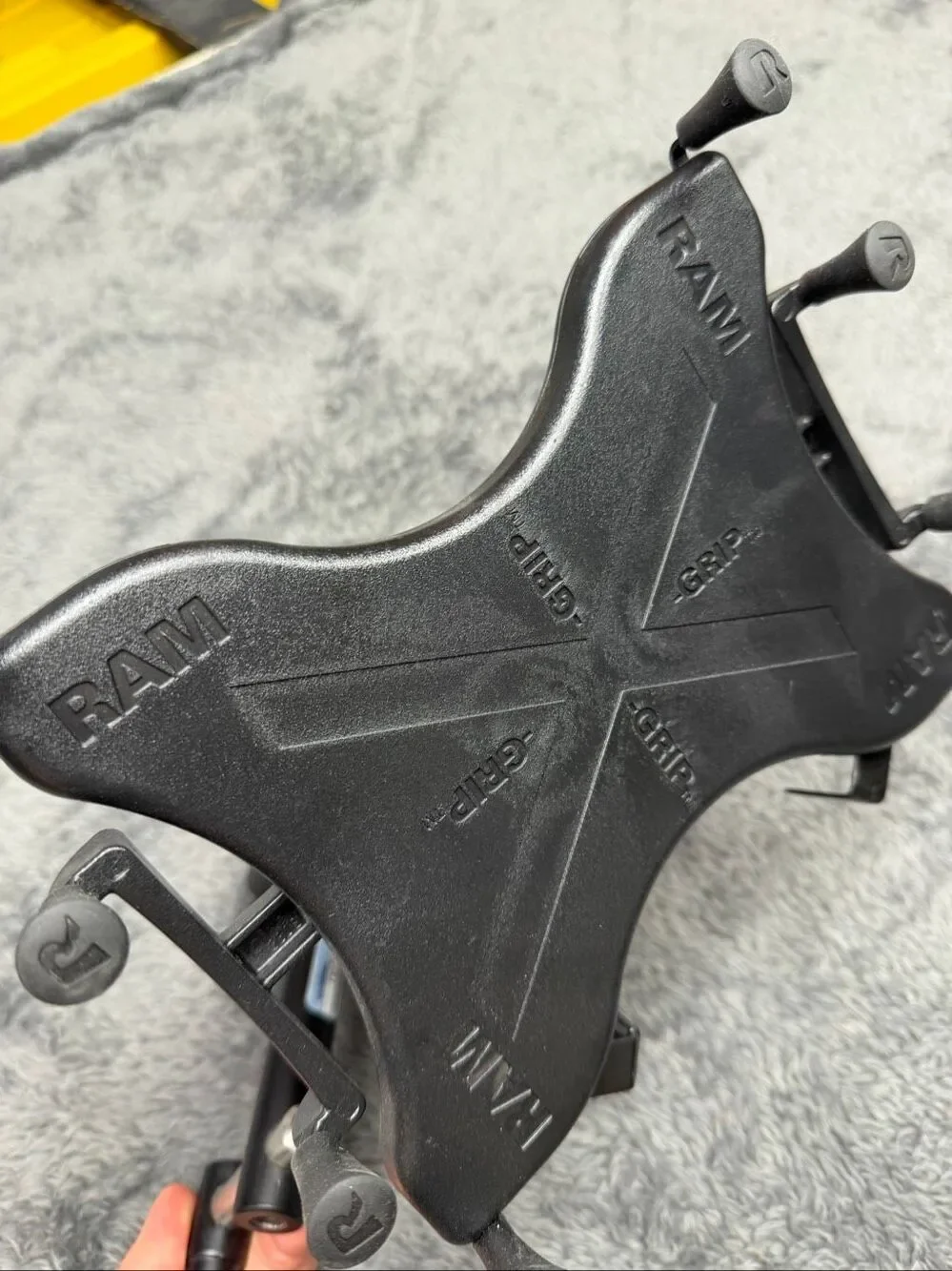 Healthwares Retract4 RAM Mount Wheelchair or Other Tablet Holder. With Pivot Arm